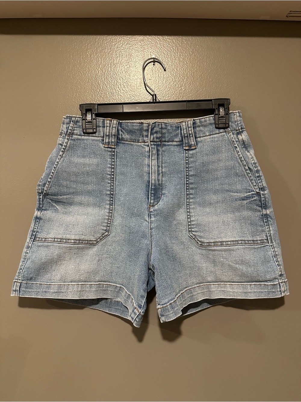 Nine West Light Blue Denim Jean Shorts
